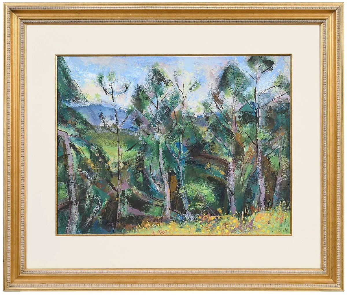 William Melton Halsey, New England Summer, oil on paper