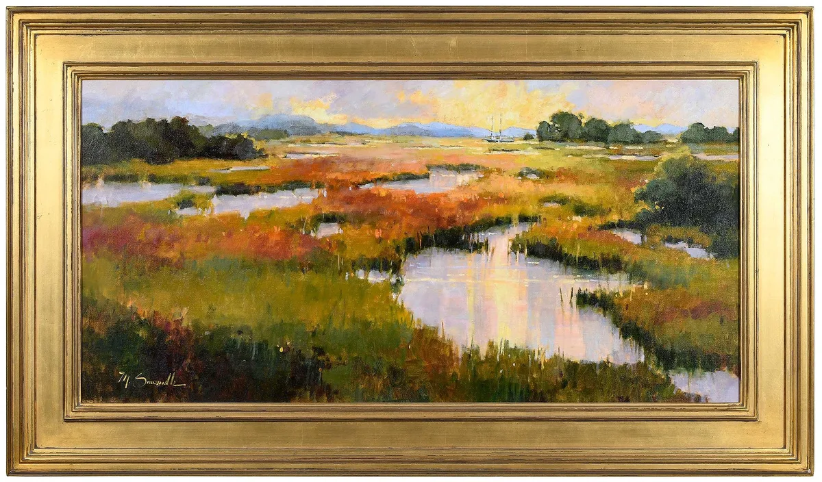 Marilyn Simandle, Marsh Light, oil on canvas