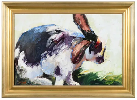 Linda St. Clair, Peter Rabbit, 2006, oil on board
