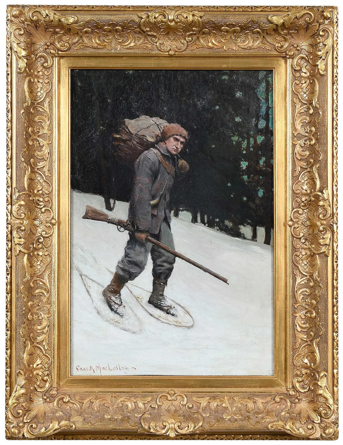 Charles Archibald MacLellan, The Trapper, 1911, oil on canvas