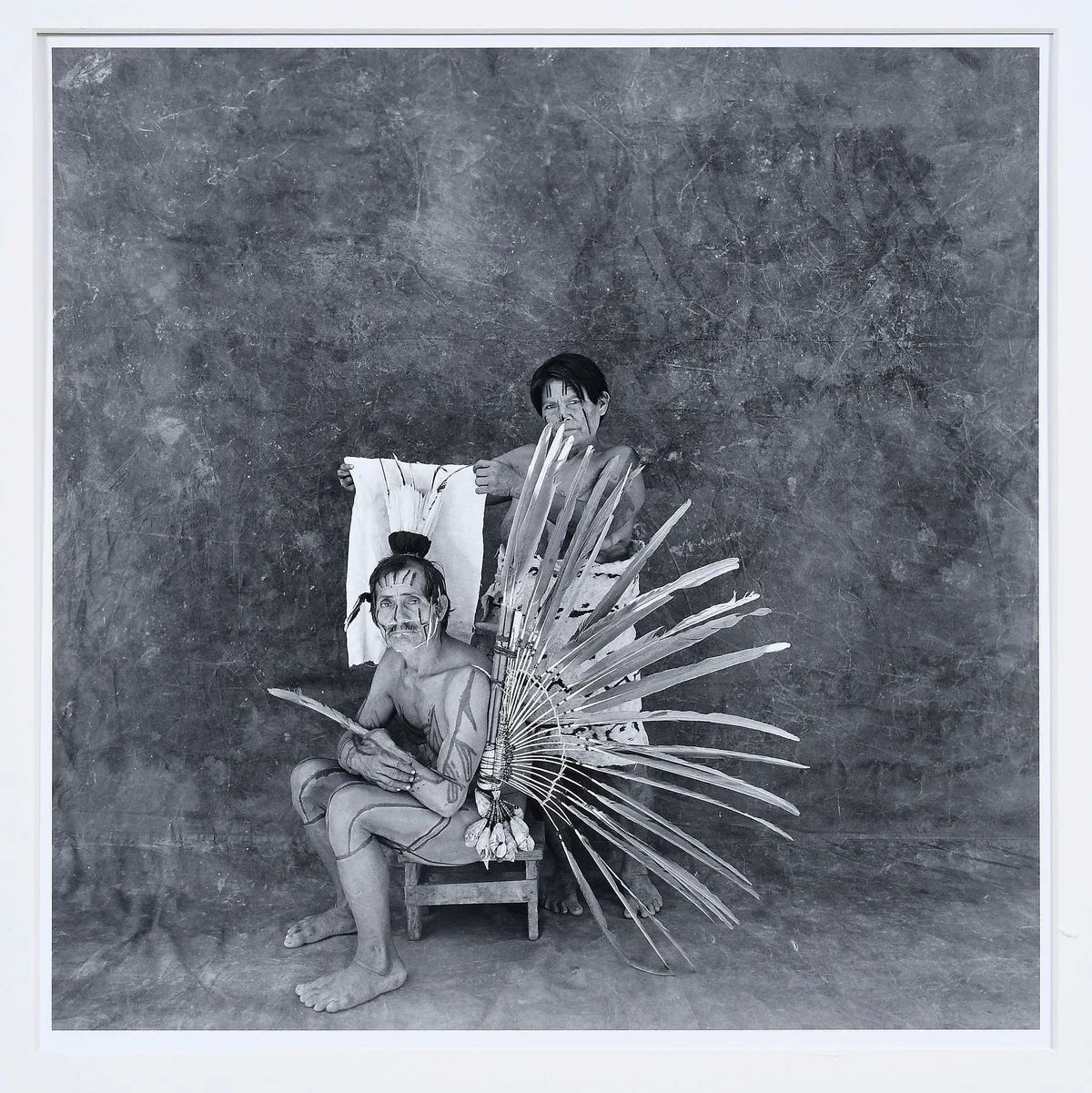 Amarakaere y su pureja, Manu, Madre de Dios, Peru by Janer Silva Meinel, gelatin silver print, sold May 2023