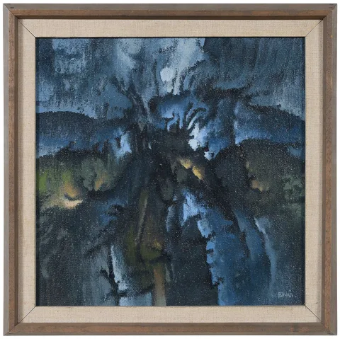 Carl Blair, New Moon, 1971, oil on canvas