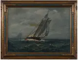 James Gale Tyler, Schooner on Tack