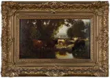William Hart, Cows in a Stream