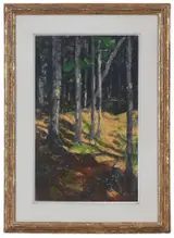 Robert Henri, The Woods, Monhegan Island, late 1918