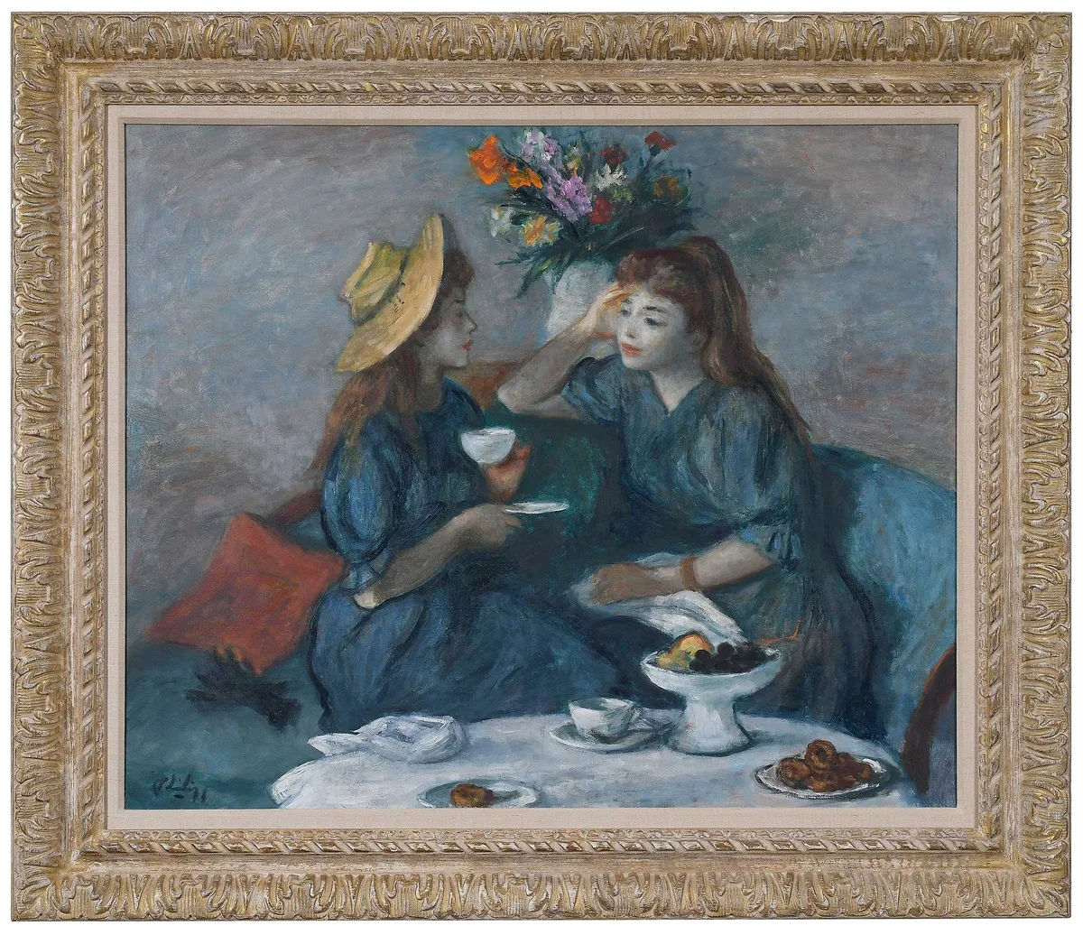 Robert Philipp, Friends, 1967, oil on canvas