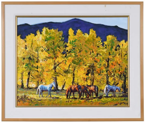 Larry Pirnie, Autumn Time, oil on canvas