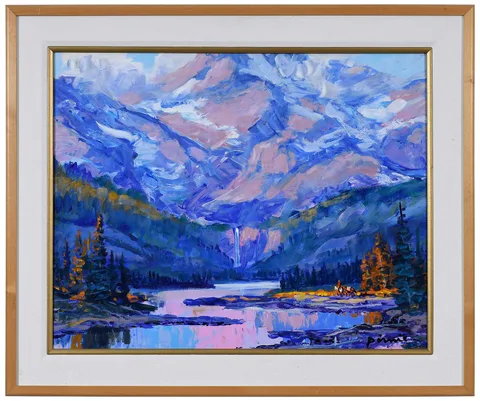 Larry Pirnie, Reachin' Paradise, acrylic on canvas