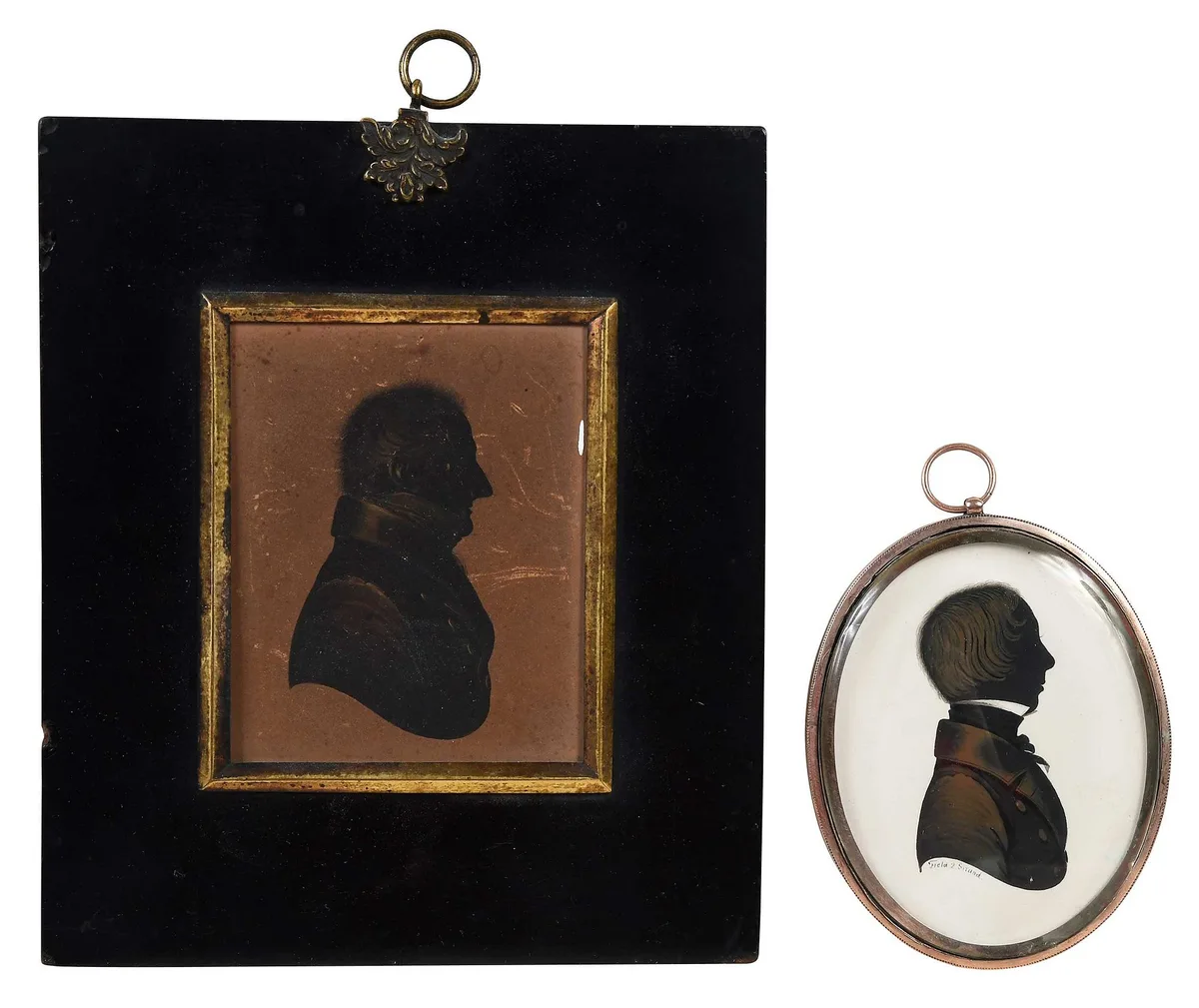 John Field, James Lander, ink and bronzing on cream paper
