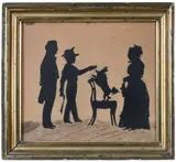 Auguste Edouart, Dr. William Carrol Family