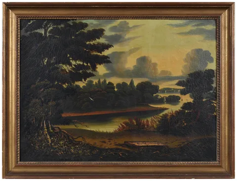 Thomas Chambers, The Birthplace of George Washington, oil on canvas