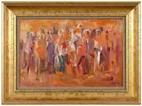 Lamar Dodd, To the Temple, Jaipur