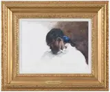 Stephen Scott Young, Touch of Blue, study for White Wash