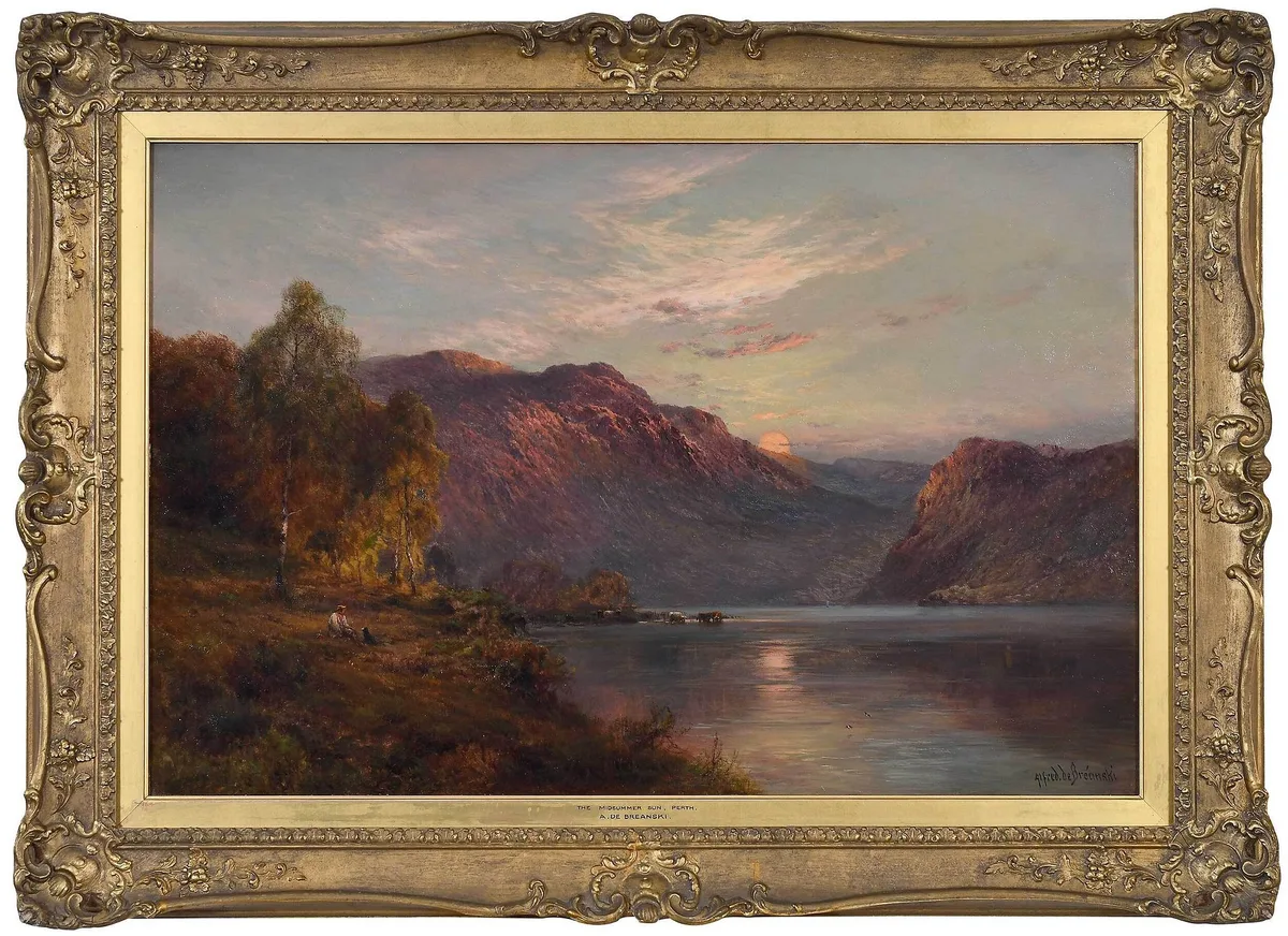 Alfred de Breanski, Sr., oil on canvas