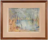 Alice Ravenel Huger Smith, Swamp Fishing