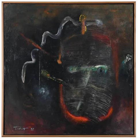 Wayne Trapp, Man of the World, oil on canvas