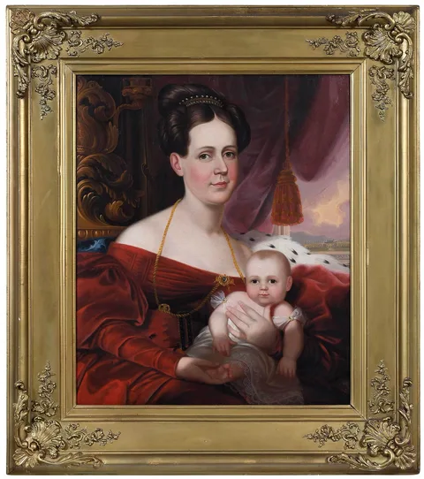 Robert Street, Portrait of Ann Marie Vick, 1836, oil on canvas
