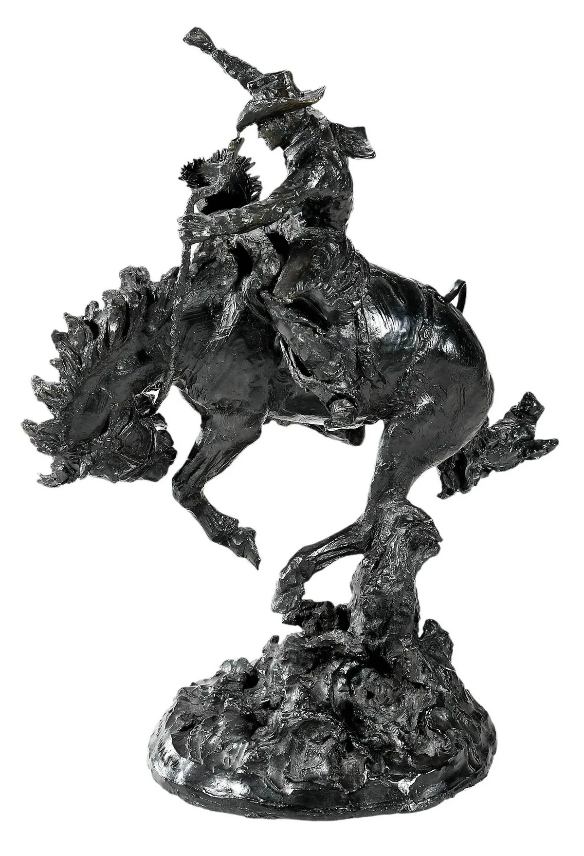 National Finals by Robert Scriver, 1972, patinated bronze, sold Nov 2022