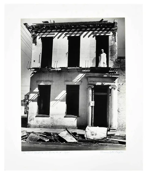 Clarence John Laughlin, The Evil Specter of Ruin, 1940, gelatin silver print