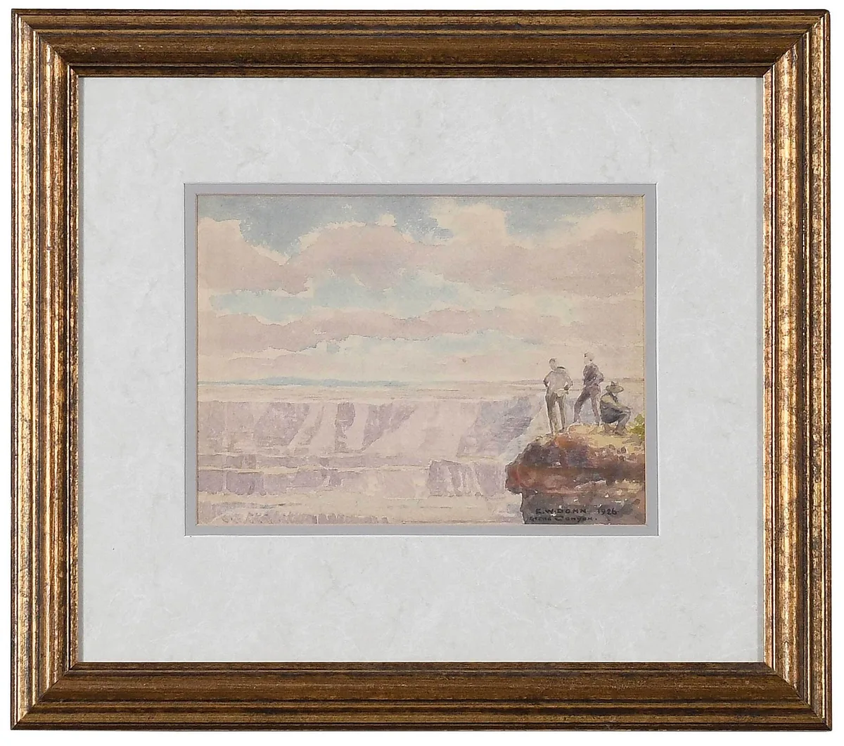 Jr. by Edward Wilton Donn, 1926, watercolor on paper, sold Nov 2022