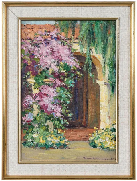 Joane Cromwell, Capistrano Mission, 1934, oil on canvas