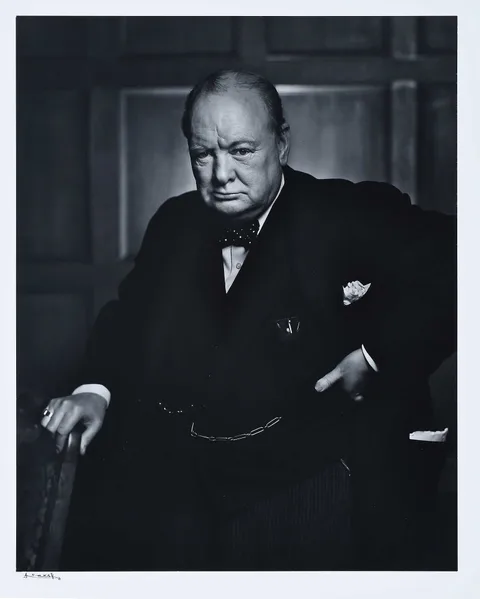 Yousuf Karsh, Winston Churchill, 1941, gelatin silver print