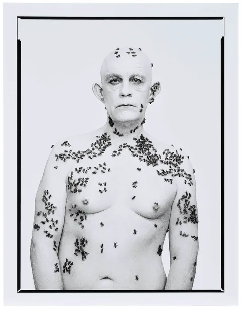 Sandro Miller, Beekeeper, Davis, California, May 9th, 2014, archival pigment print