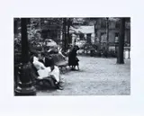 Bruce Davidson, Lady and gentleman on park bench kissing