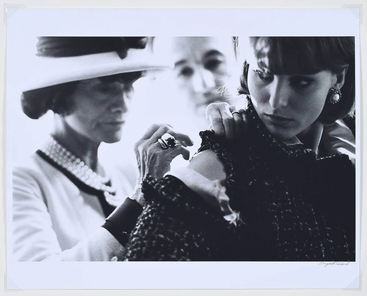Coco Chanel by Douglas Kirkland, gelatin silver print on matte paper, sold Oct 2022