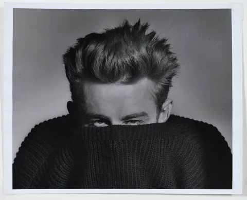 Phil Stern, James Dean (pullover sweater), 1955, gelatin silver print