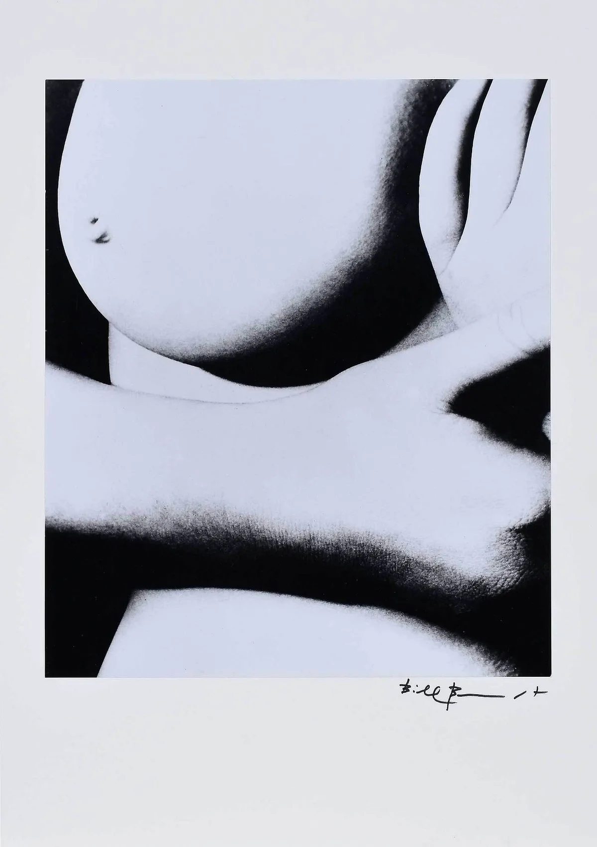 Nude by Bill Brandt, gelatin silver print, sold Oct 2022