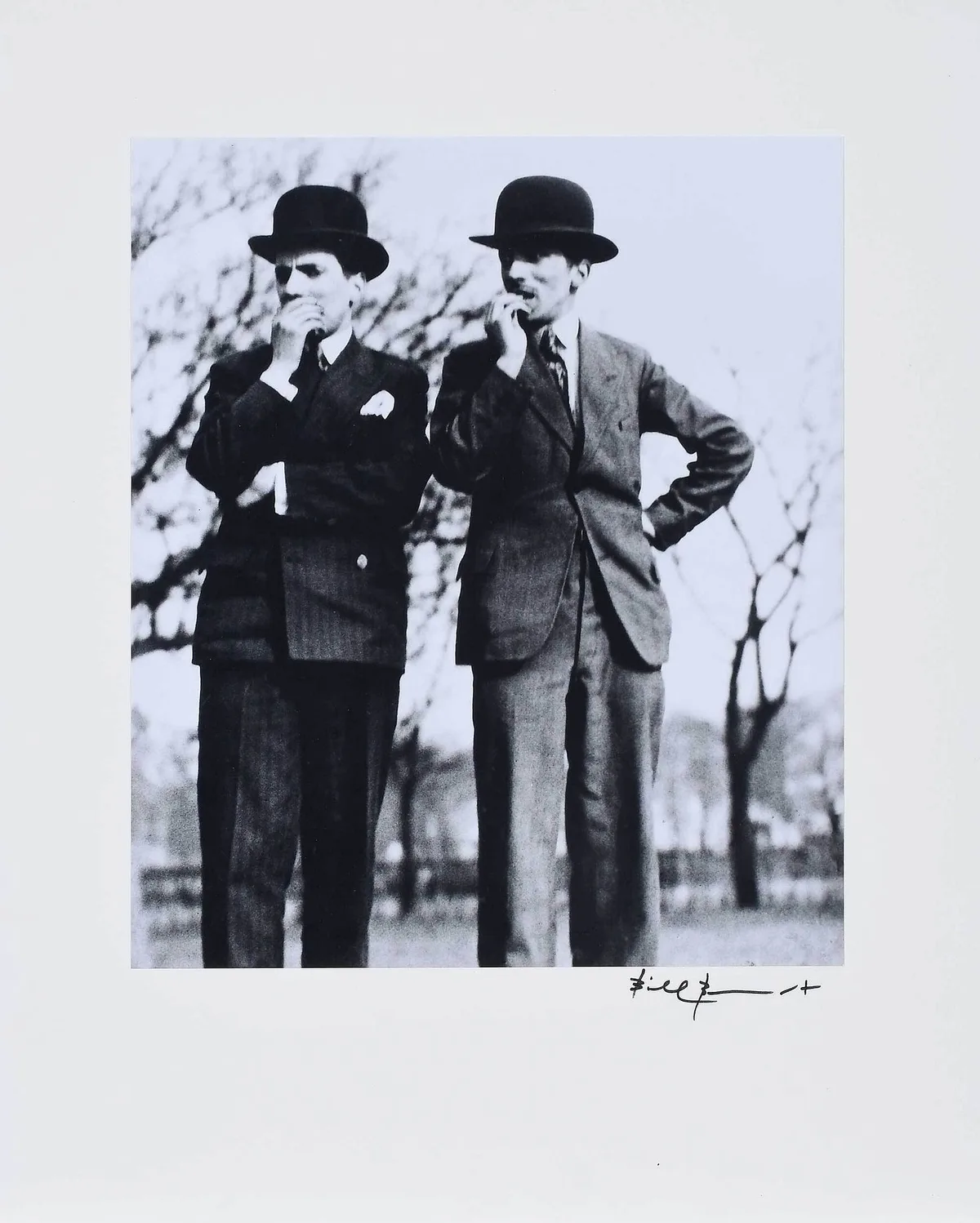 Race Goers by Bill Brandt, gelatin silver print, sold Oct 2022