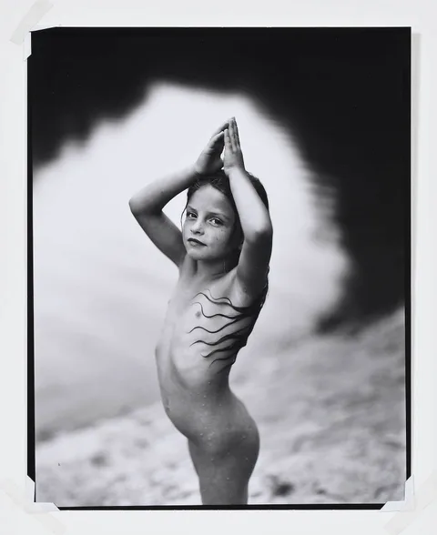 Sally Mann, Virginia at six, gelatin silver print
