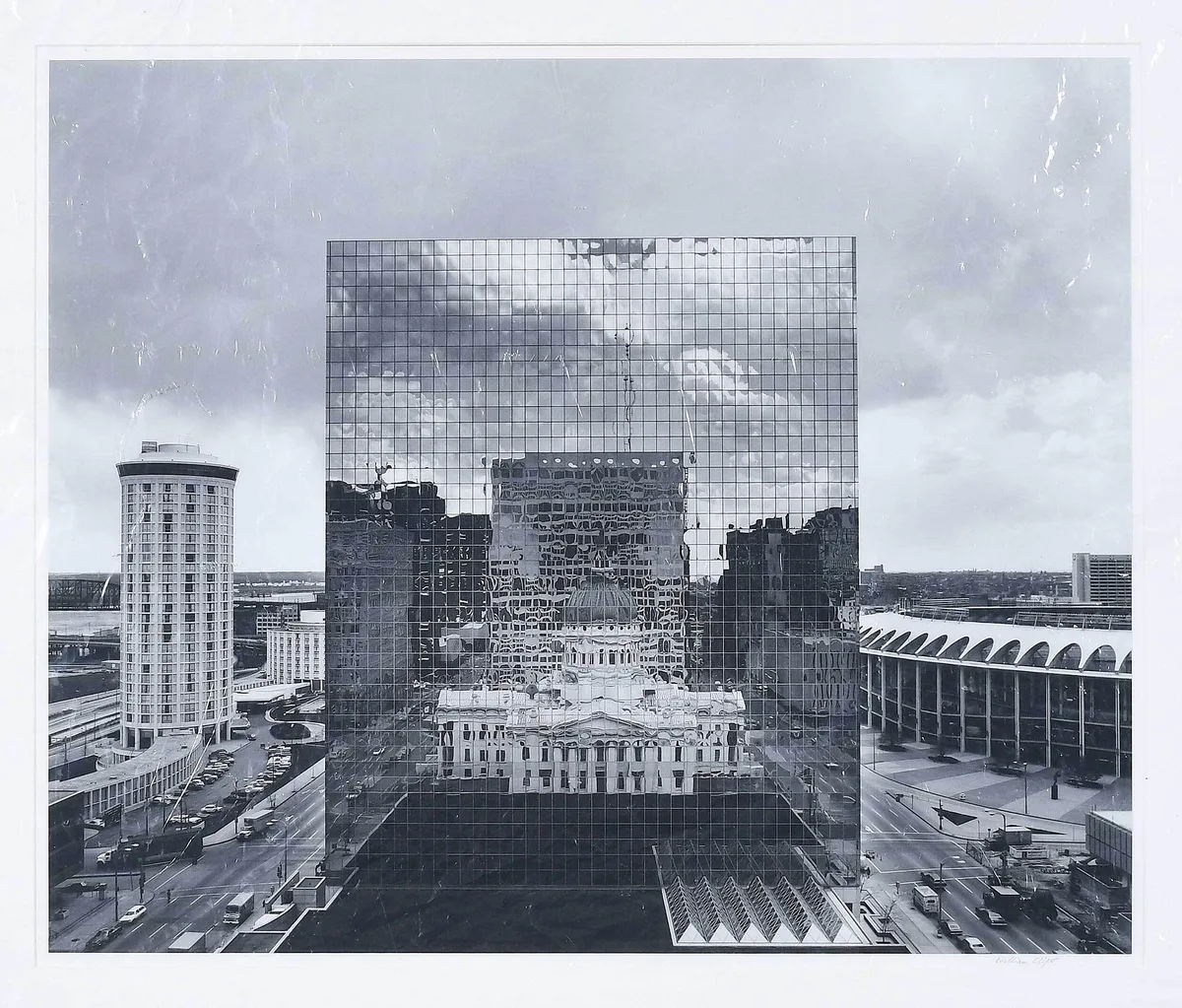 Reflection, St. Louis by William Clift, gelatin silver print, sold Oct 2022
