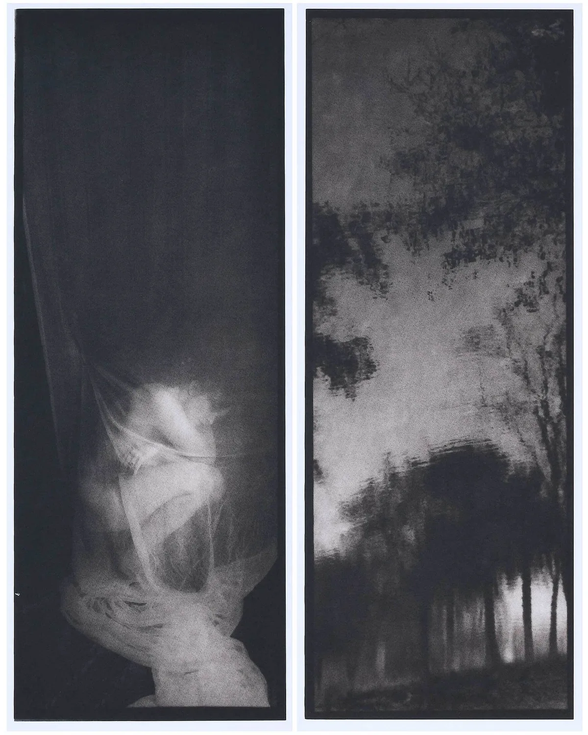 Two works:Ophelia #2 by Josephine Sacabo, 2003, toned gelatin silver print on matte paper, sold Oct 2022