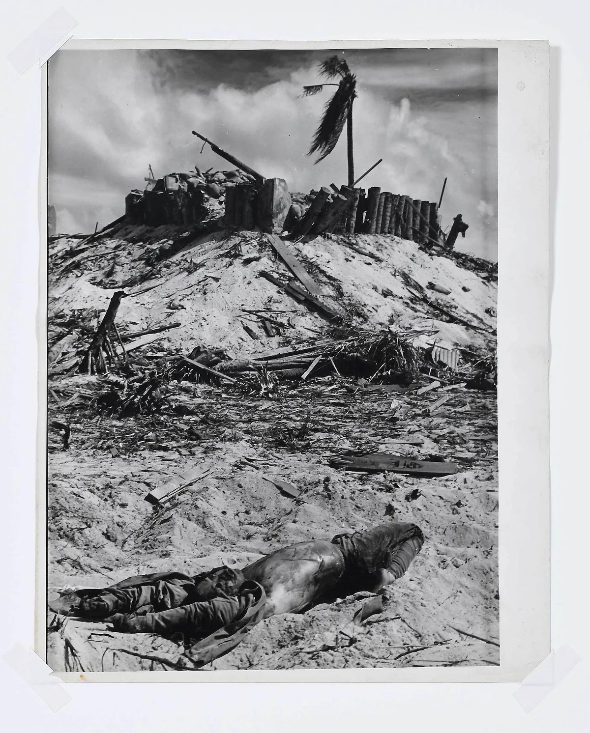 The Vanquished on Tarawa by W. Eugene Smith, gelatin silver print, sold Oct 2022