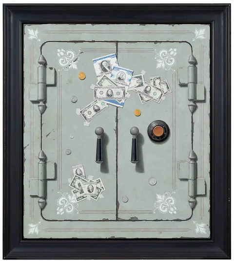 Michael Theise, The Boys are Safe, oil on board