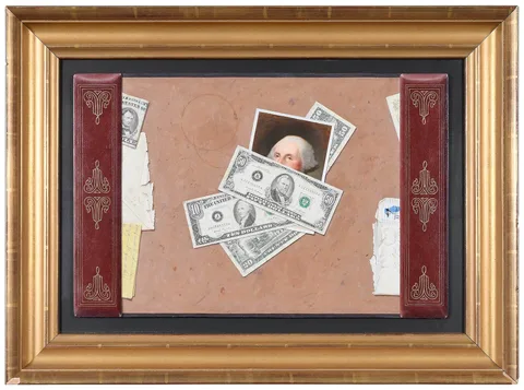 Michael Theise, President's Desk, 2003, oil on panel