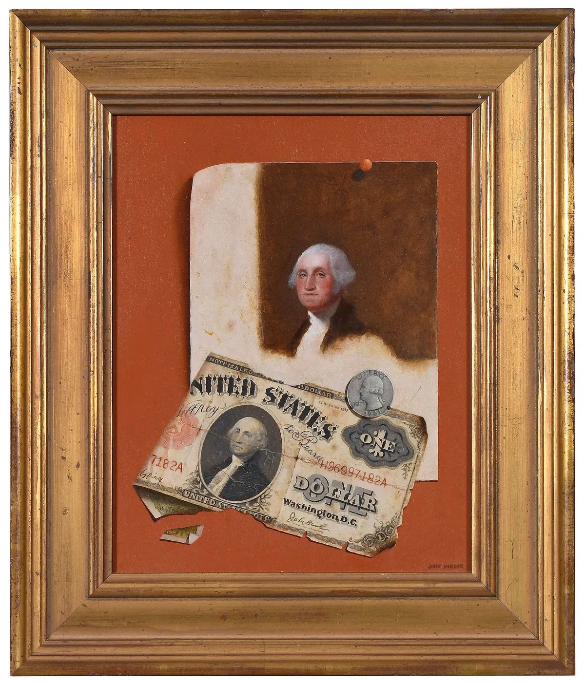 George by John Yerger, 2014, oil on panel, sold Sep 2022