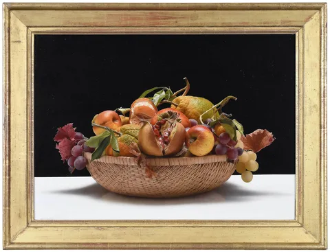 Luciano Ventrone, Controcorrente, circa 1991, oil on canvas