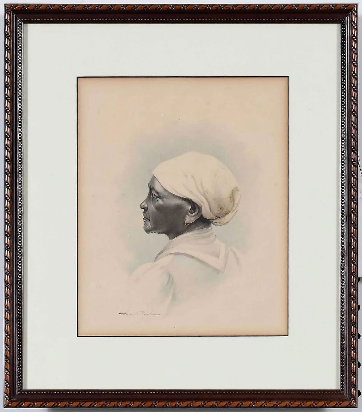 Freed Woman by Maria Howard Weeden, watercolor on paper, sold Sep 2022