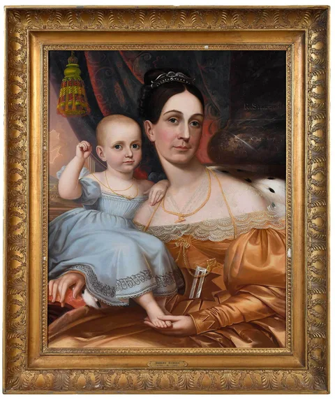 Robert Street, Portrait of Mrs. Bowie, 1836, oil on canvas