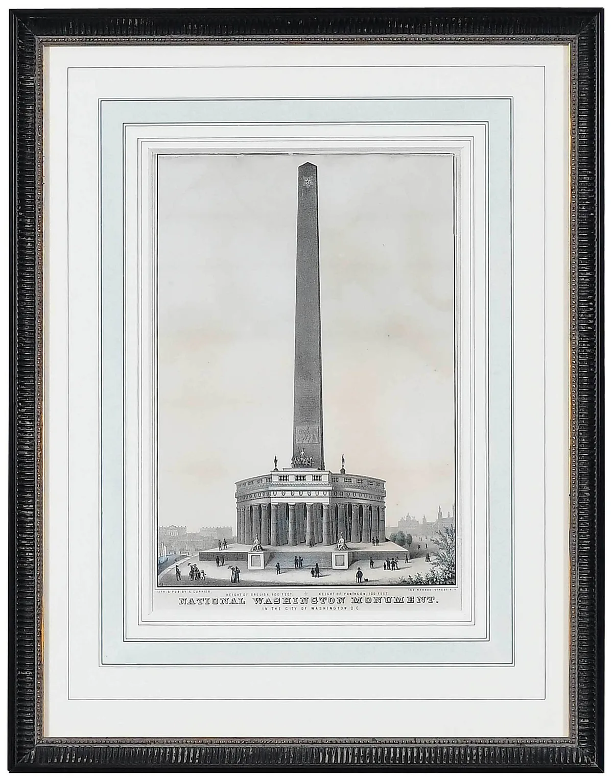 Untitled by Nathaniel Currier, hand colored lithograph on wove paper, sold Sep 2022
