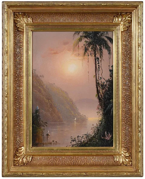 Norton Bush, Tropical View, oil on canvas