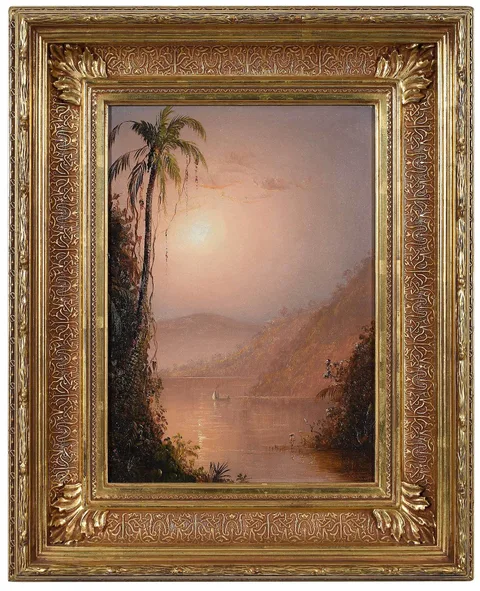 Norton Bush, Tropical View, oil on canvas