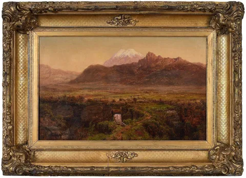 Louis Rémy Mignot, Mount Chimborazo, Ecuador, 1862, oil on canvas