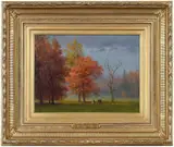 Albert Bierstadt, Landscape with Trees, Autumn