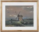 Edmund Darch Lewis, Windmill, Jamestown, Rhode Island