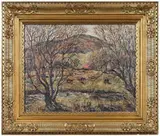 Ernest Lawson, Autumn, Norfolk Meadows, Connecticut
