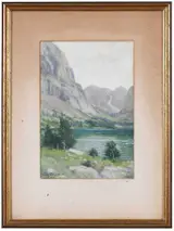 Charles Partridge Adams, Gray Day at Loch Vale, Estes Park, Colorado